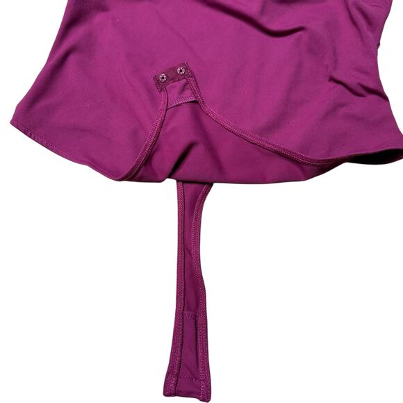 FREE PEOPLE Purple Square Neck One Piece Bodysuit Women's Size Large NWT FLAWED - Picture 6 of 10